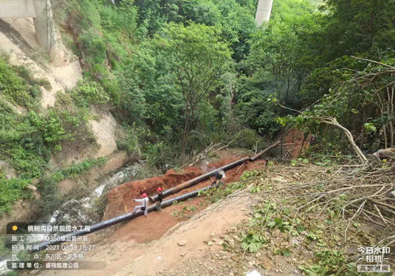 東川區(qū)銅都街道桃樹(shù)溝自然能提水工程進(jìn)度